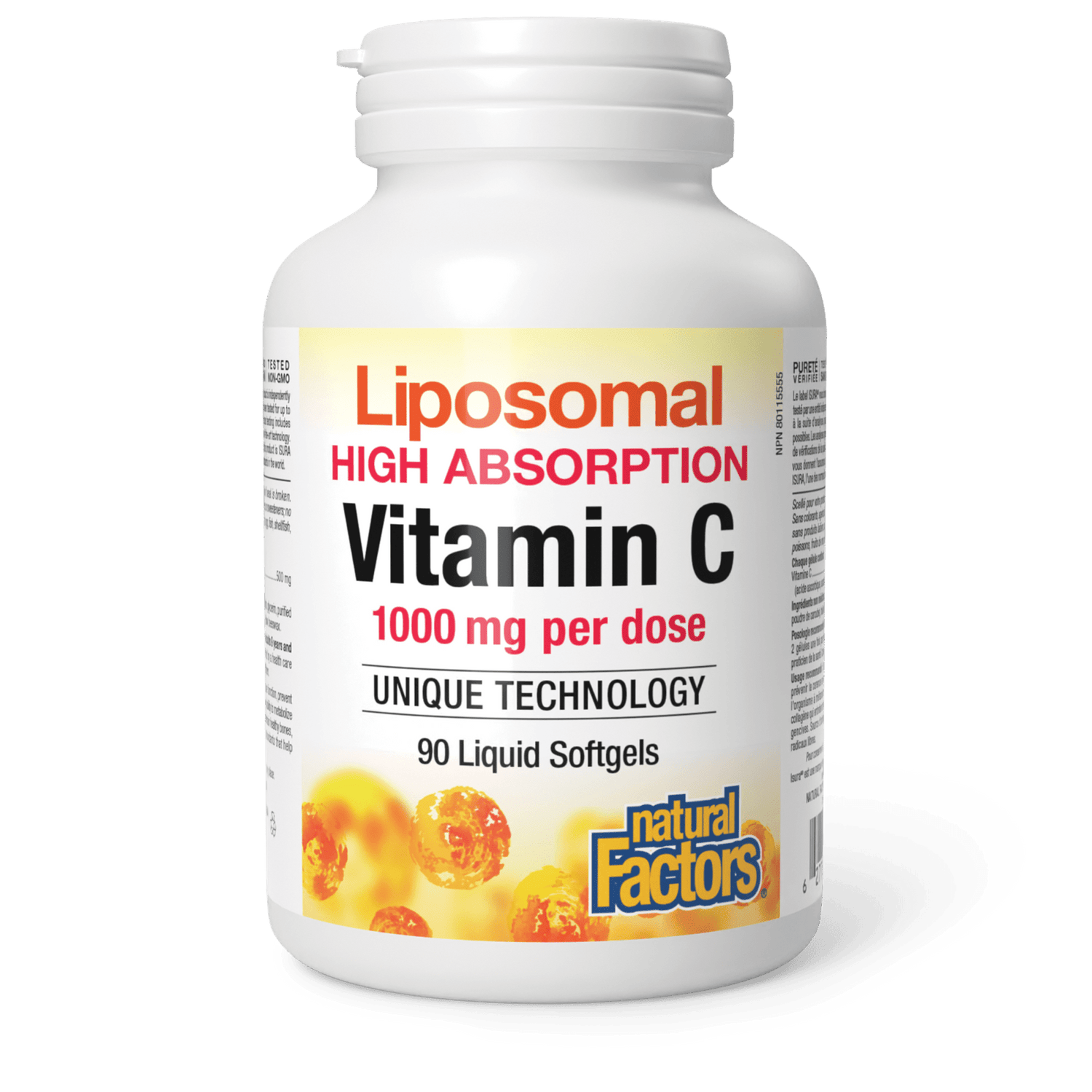 Liposomal Vitamin C, Natural Factors|v|image|1319