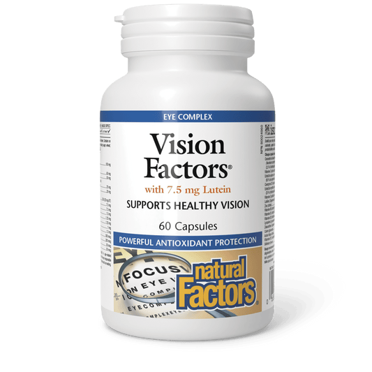 Vision Factors with 7.5 mg Lutein, Natural Factors|v|image|3534