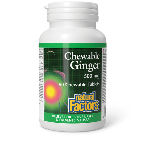 Chewable Ginger 500 mg, Natural Factors|v|image|4506