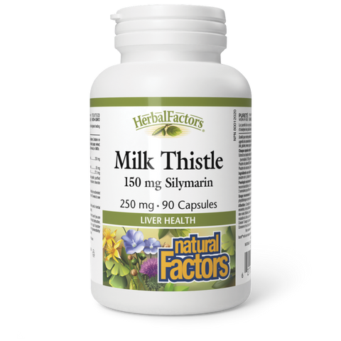 Milk Thistle 250 mg/150 mg Silymarin, HerbalFactors, Natural Factors|v|image|4181