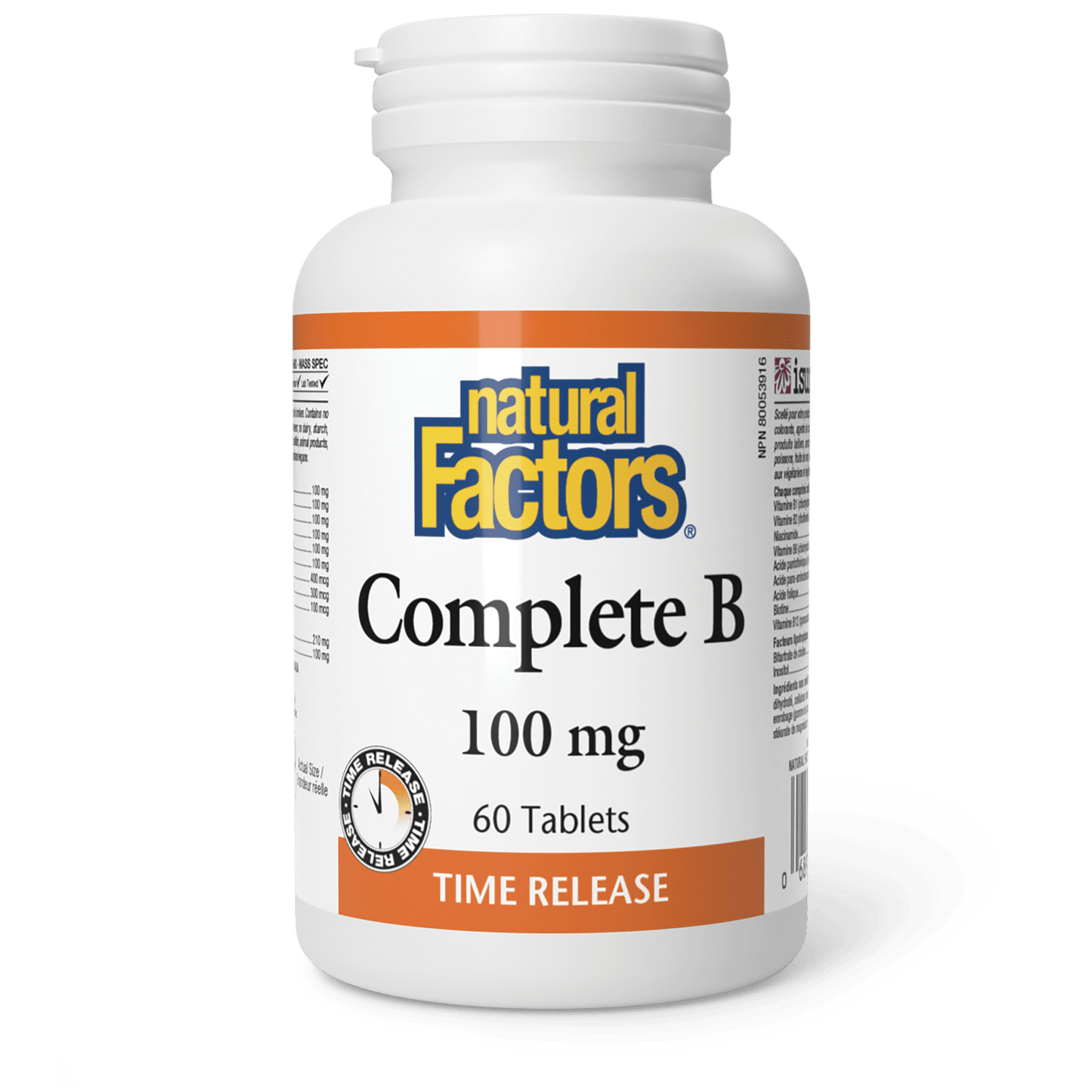 Complete B Timed Release 100 mg, Natural Factors|v|image|1140